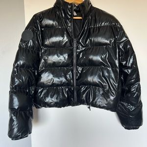 Fabletics Puffer Bomber Jacket-Size Small